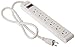 BESTEK 6-Outlet Surge Protector Commercial Power Strip with 2.6-Foot Long Power Cord and Straight Power Plug