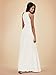 ALICEPUB Halter Chiffon Bridesmaid Dresses Long Formal Party Dress for Women Special Occasion