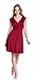 Glamour Empire Women's Sleeveless Circle Skater Flattering Summer Dress 8-20 256 (Crimson, US 14, 2XL)