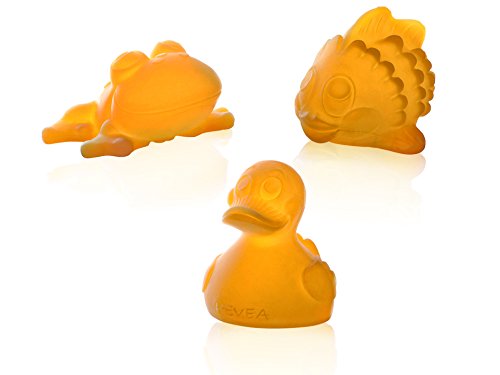 Hevea набор игрушек для ванной из натур каучука (латекса) pond 43175 акция (5710087443175)