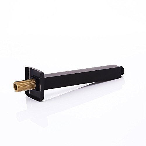 KunMai 8 Inch Rainshower Shower Arm for Ceiling Mount in Black