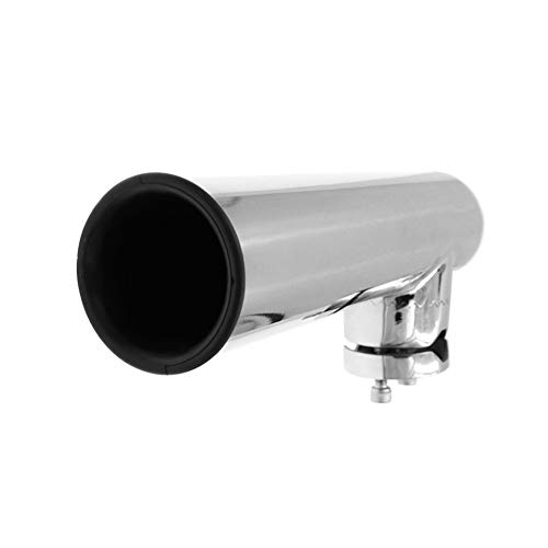 QWXZ Praktisch Boot Fisch Rutenhalter Edelstahl 316 Clamp Auf Angelrutenhalter Verstellbarer Sitz for 7/8 „-1“ Tube… – Bild 5