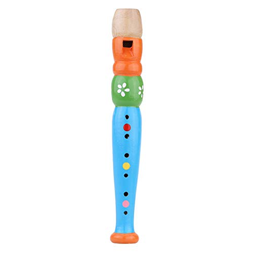 LeSharp Learning & Education, Colorful Wooden Clarinet Piccolo Children Musical Instrument Educational Toy - Random Color - Thumbnail 7