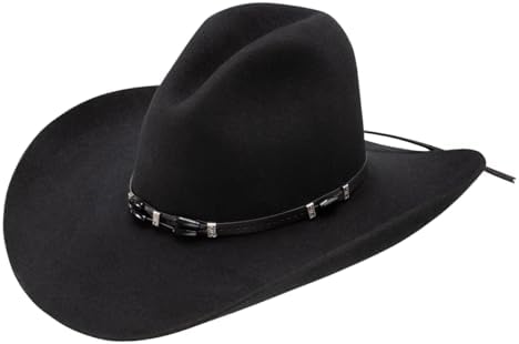 Twister Men's Santa Fe 2X Select Wool Cowboy Hat Black 7 3/4 at