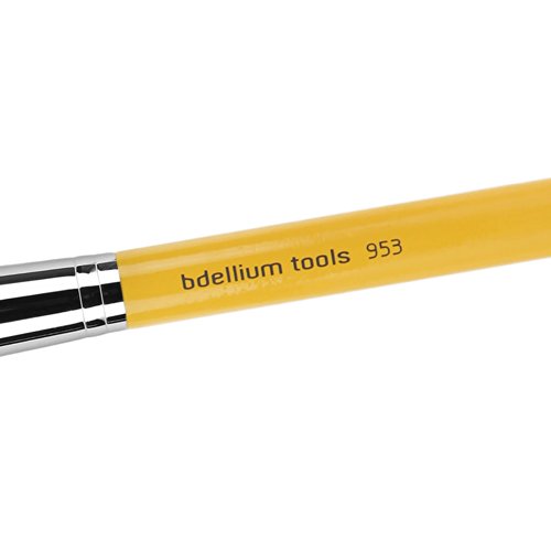 Bdellium Tools Studio Line Duet Fiber Foundation Brush, Yellow