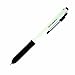 OHTO Multi-Function Pen, MULTI-Smart 4, 0.5 mm Mechanical Pencil, Ballpoint Pen, White (MF-15ST4-White)