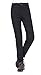 Geval Women's Outdoor Hiking Pants Windproof Waterproof Snow Ski Pants Winter Fleece Insulated Softshell Cargo Fishing Pants L Black
