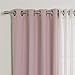 Best Home Fashion Mix & Match Tulle Sheer Lace & Blackout Curtain Set - Antique Bronze Grommet Top - Dusty Pink - 52