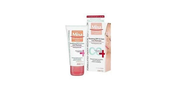 mixa anti redness moisturizing cream ingredients