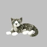 Ty Beanies Babies - Purr the Grey and White Cat [Toy]
