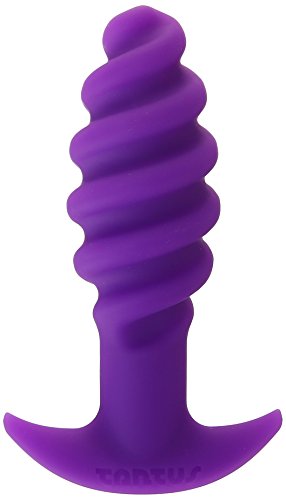 Tantus Twist Anal Butt Plug, Purple, 1 Count