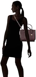 Nine West Camden Satchel, Brown Logo/Merlot