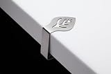KitchenCraft Stainless Steel Tablecloth Weight Clips 4 Pack Leaf Design 6x5 cm view 2