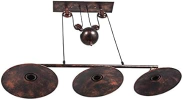 Vintage Hanging Ceiling Light Industrial Hanging Pulley Pendant