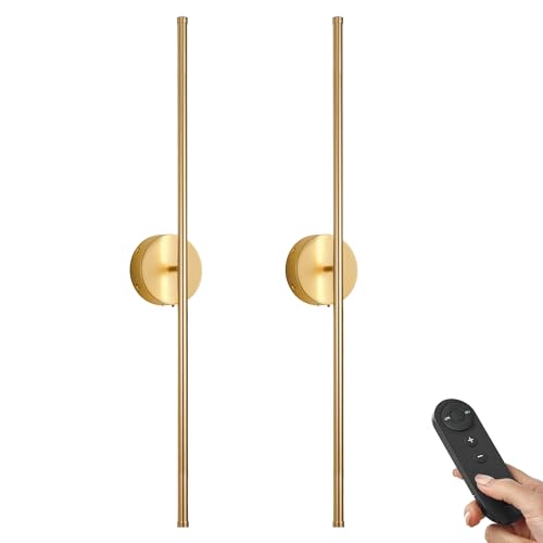 KARTOOSH Battery Operated Wall Sconces Set Two
