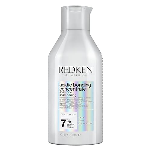 Redken Acidic Bonding Concentrate Shampoo For Damaged Hair Repair - Strengthens and Repairs Weak and Brittle Hair, Sulfate-Free, With Citric Acid