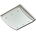 Good Housekeeping 90064 Buckingham Decorative Bathroom Ventilation Exhaust Fan with Light and Nightlight, Medium, Brushed Nickel