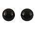 Ben Wa Balls 2-pcs Set, Undrilled, 1.0' Diameter, Black Obsidian Gemstone, for Kegel Exercises to Train and Strengthen Pelvic Floor Muscles