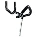 YaeTek Boompole Support Holder Black Metal Boom Pole Stand Cradle Mount Microphone Audio Easy Hood