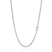 H & I Jewelers Sterling Silver 925 Italy Diamond Cut Rope Chain 1.2MM - 2.5MM 16