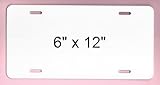 Sublimation License Plate BLANKS - Pack of 10 - TRIPLE UV COATED .025