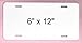 Sublimation License Plate BLANKS - Pack of 10 - TRIPLE UV COATED .025