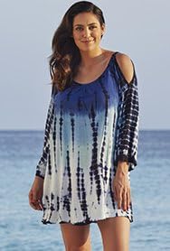 swimsuitsforall Women's Miranda Blue Tunic