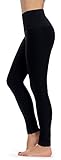 Prolific Health High Compression Women Pants Yoga Fitness Leggings (Small/Medium, Black)