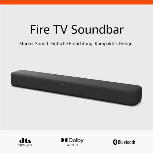 Amazon Fire TV Soundbar, 2.0-Lautsprecher mit DTS Virtual:X und Dolby Audio sowie Bluetooth-Unterstützung 7