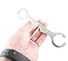 Beer Faucet Wrench, Stainless Steel Superior Tool Multi-function Spanner Wrench for Tap Beer Tower Coupler Multi-Use Faucet Key Tool Removal, 1PCS Sliver