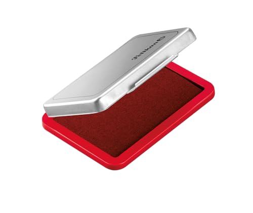 Pelikan 331181 - Tampon con almohadilla, N3, 5 x 9 cm, color rojo