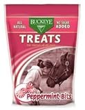 Buckeye All-Natural No Sugar Added Peppermint Bits Treats for Horses, 1 Pound