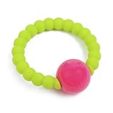 Chewbeads Mercer Rattle - Chartreuse