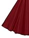 GownTown Womens Dresses Party Dresses 1950s Vintage Dresses Swing Stretchy Dresses DarkRed