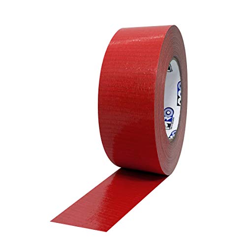 ProTapes Pro Duct 110 PE-Coated Cloth General Purpose Duct Tape, 60 yds Length x 2" Width, Red (Pack of 1)