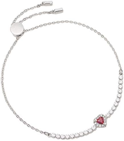 [スワロフスキー]ブレスレット アクセサリー レディース SWAROVSKI 5456813 シルバー レッド クリア [並行輸入品]