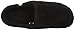 ISOTONER Men's Microterry Ergo Hoodback Slipper, Black, X-Large