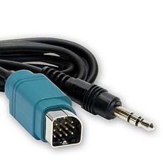 AUX IN UNI Link Cable TO 3.5mm for Alpine KCE-237B 237B Convertor Lead