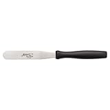 Ateco 1304 Ultra Straight Spatula With 4.5 By .75-Inch Stainless Steel Blade, Plastic Handle, Dishwasher Safe