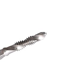 Juego de 6 brocas y brocas para grifo hexagonales HSS de 6 piezas, brocas y brocas para grifo de rosca Deburr 6   32 NC 8   32 NC 10   32 NC 10   24 NC 12   24 NC 1 4   20 NC