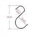 Z ZICOME Stainless Steel S Shaped Hooks for Closet Kitchen Garden Storage Organization, Silver, 12 Pack