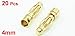 20pcs RC Model Battery Male Banana Bullet Connector Plug 4mm