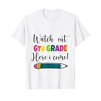 First Day of 6th GRADE - Back to School, First Day School T-Shirt