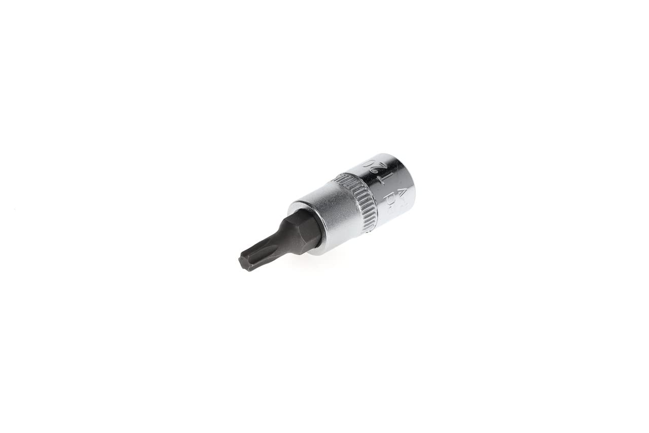 GEDORE red Screwdriver bit socket TX T20, 1/4" 6.3 mm, Screwdriver bit socket, Tool, R42451306, Steel