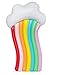 Gupamiga Pool Floats Inflatable Rafts Rainbow Pool Toys Floatie Lounge Outdoor Swimming Pool, Pool Floats for Adults & Kids