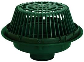 Josam 21502-Z Large Sump Roof Drain w/Poly Dome and 2" No-Hub Outlet