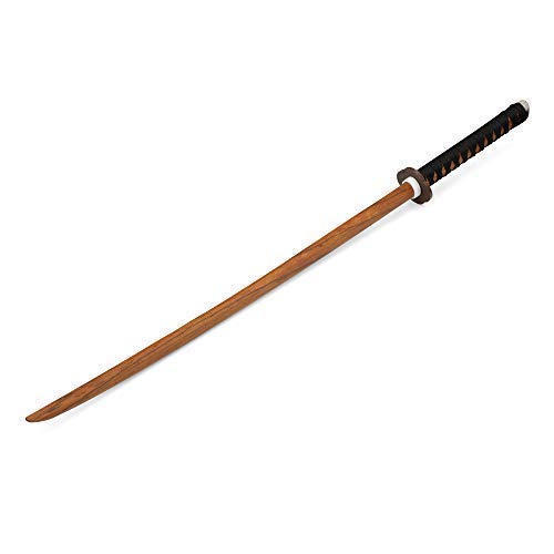 Martial Arts Wooden Bokken With Roped Handle - Red Oak
