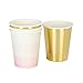 Talking Tables Pink And Gold Party Supplies | Pink Cups Disposable | Great For Baby Shower, Girls Party, 1st Birthday And Birthday Celebrations