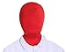 Adult Unisex Spandex Zentai Mask Full Head Cover Hood (Red)