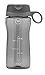 Pogo BPA-Free Tritan Water Bottle with Flip Straw, Grey, 14 oz.